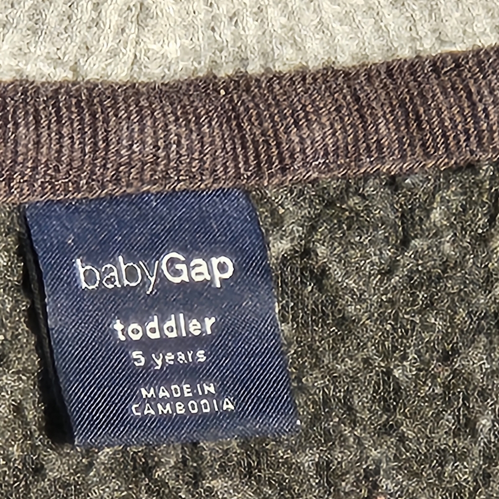 Gray GAP Zip Hoodie - Picture 6 of 7